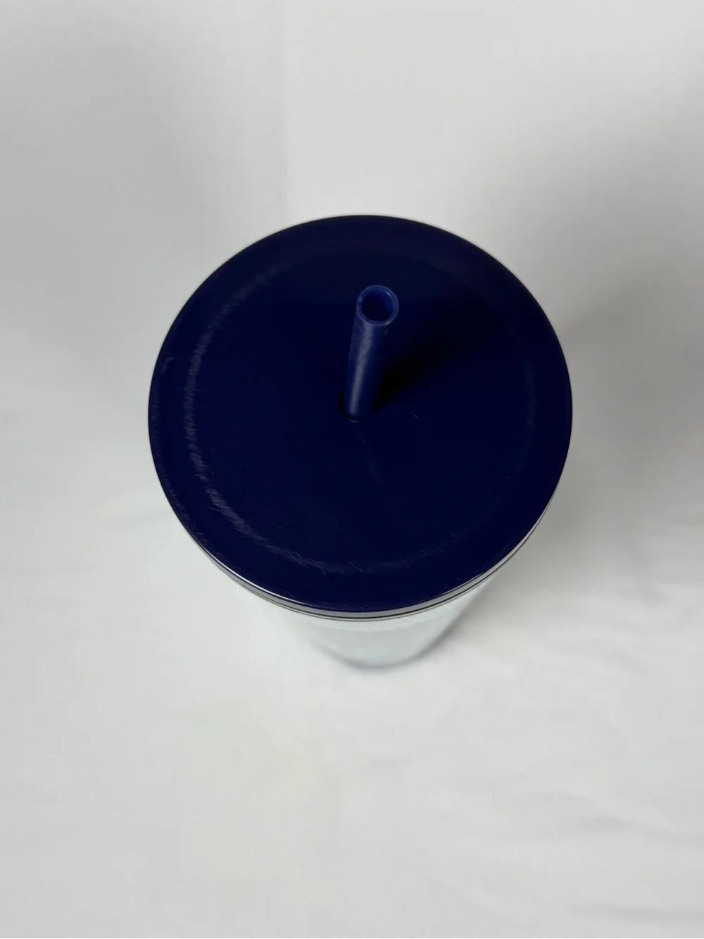 Starbucks 24 oz Tumbler Iridescent Blue Sequins Cold Cup